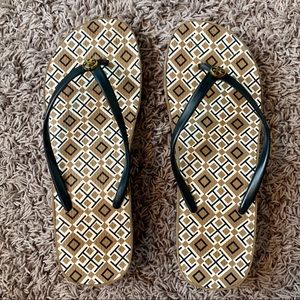 Tory Burch Flip Flop Wedges